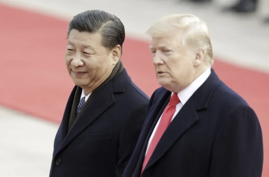 시진핑 중국 국가 주석과 트럼프 미국 대통령 (사진 - FMT 캡처 / Bloomberg pic)